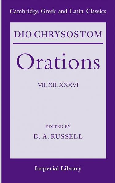 Dio Chrysostom Orations