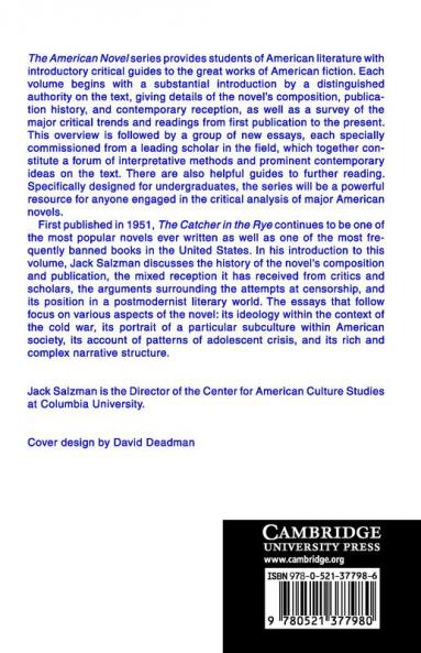 New Essays on the Catcher in the Rye