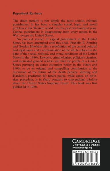 Capital Punishment and the American Agenda