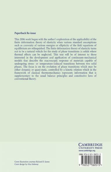 Evolution of Phase Transitions