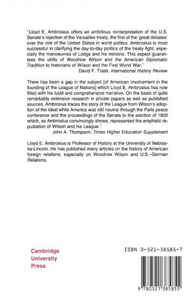 Woodrow Wilson and the American Diplomatic Tradition