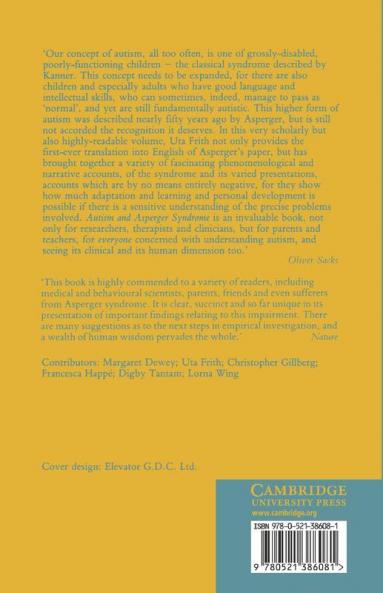 Autism and Asperger Syndrome