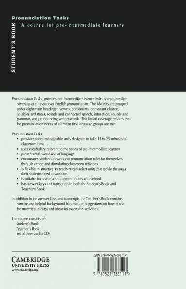 Pronunciation Tasks Student's Book