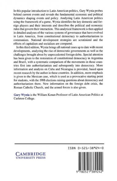 The Politics of Latin American Development