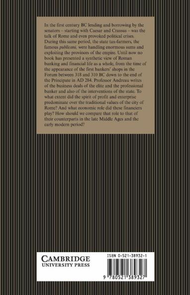 Banking and Business in the Roman World