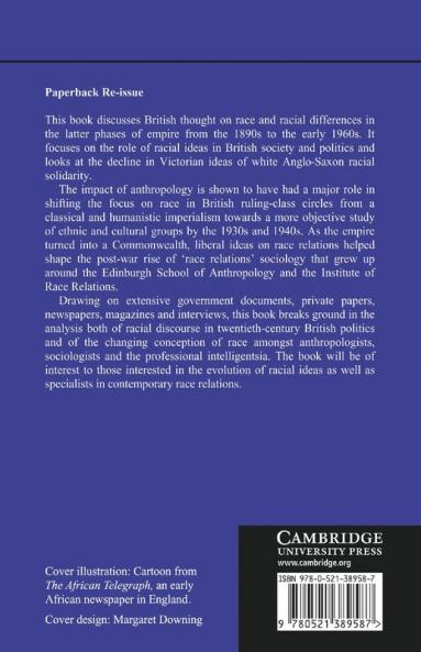 Race and Empire in British Politics