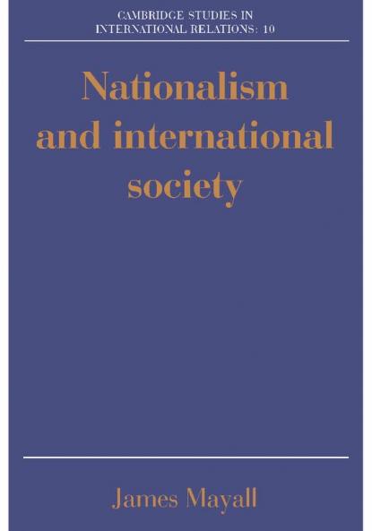 Nationalism and International Society