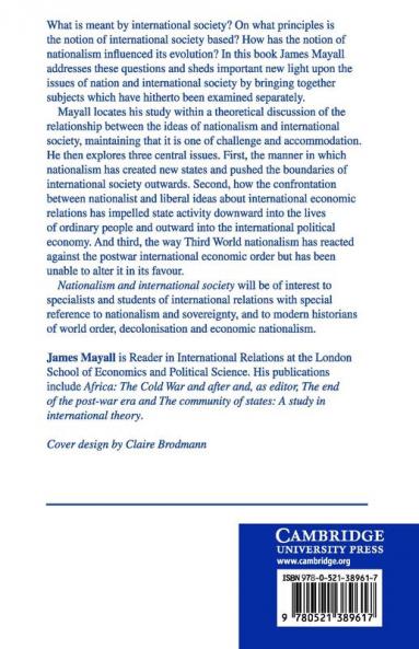 Nationalism and International Society