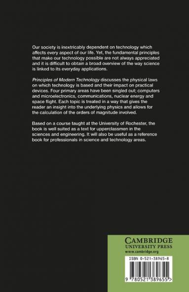 Principles of Modern Technology