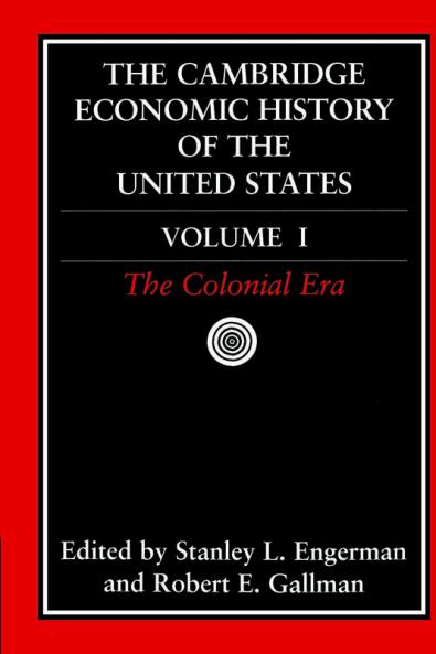 Camb Econ Hist of United States v.1