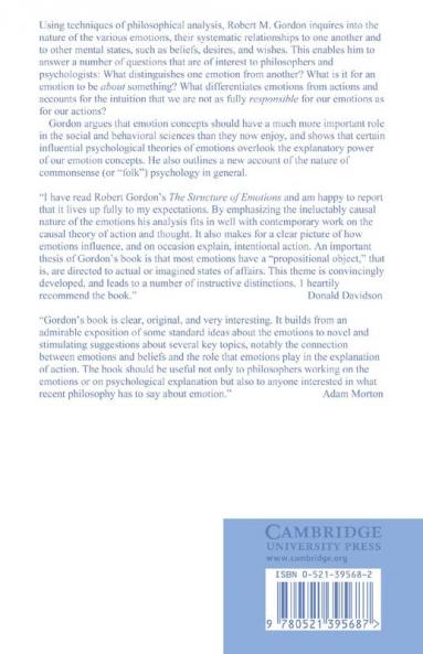 The Structure of Emotions