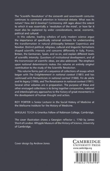 The Scientific Revolution in National Context