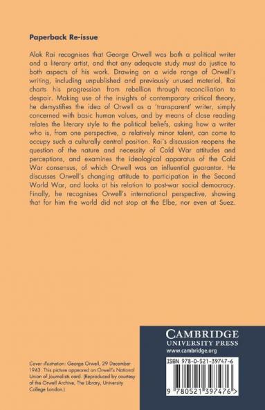 Orwell and the Politics of Despair