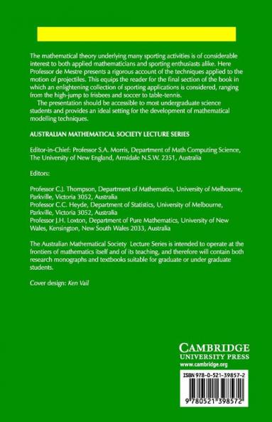 The Mathematics of Projectiles in Sport