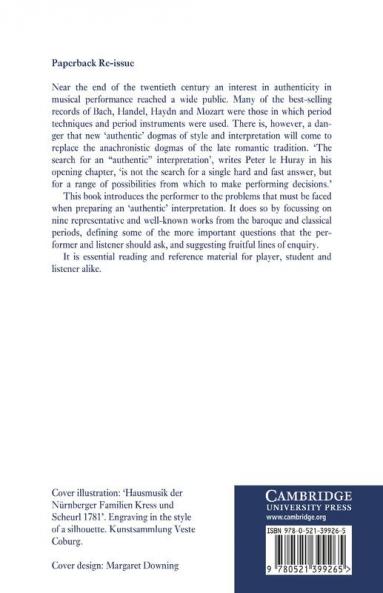 Authenticity in Performance