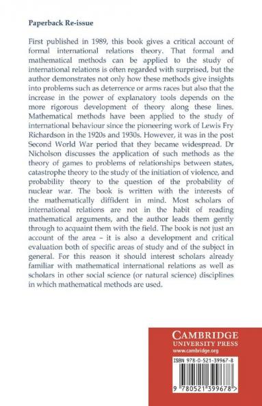 Formal Theories in International Relations