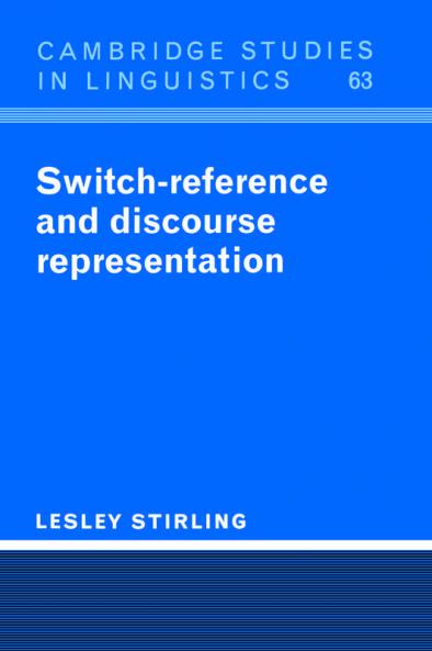 Switch-Reference and Discourse Representation