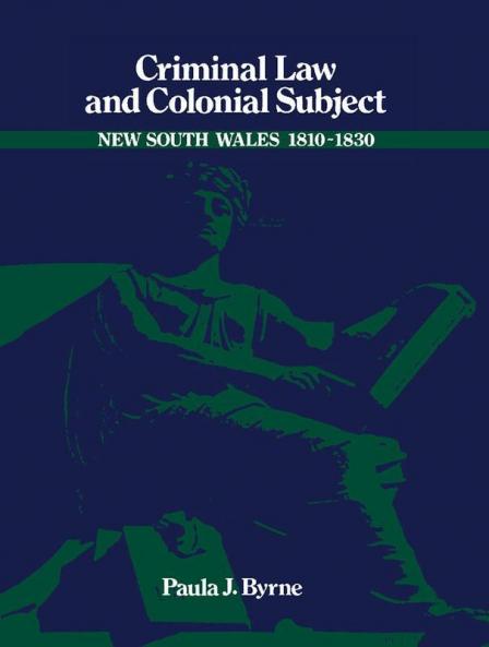 Criminal Law and Colonial Subject