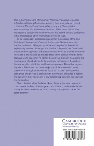 Geopolitics and Geoculture