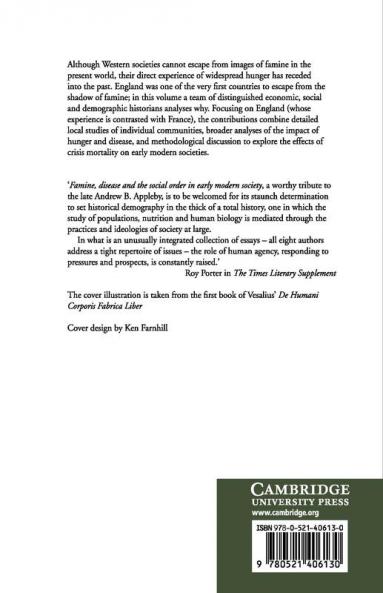 Famine Disease and the Social Order in Early Modern Society