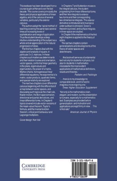 Course in Mathematics for Students of Physics 1