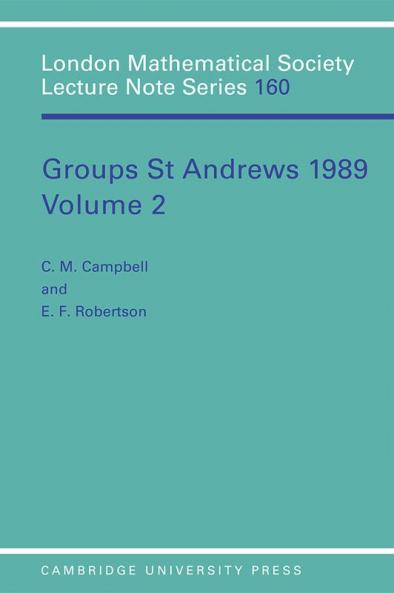 Groups St Andrews 1989