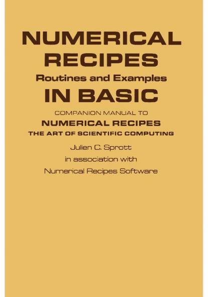 Numerical Recipes Routines and Examples in Basic (First Edition)