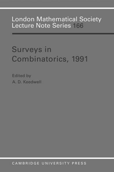 Surveys in Combinatorics 1991