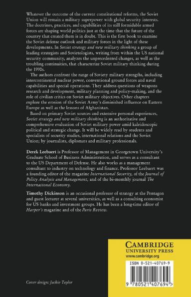 Soviet Strategy and the New Military Thinking