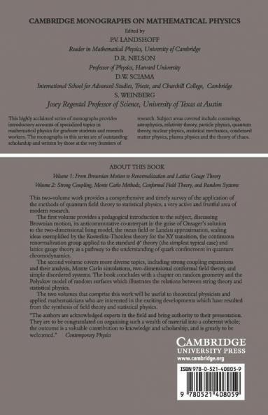 Statistical Field Theory