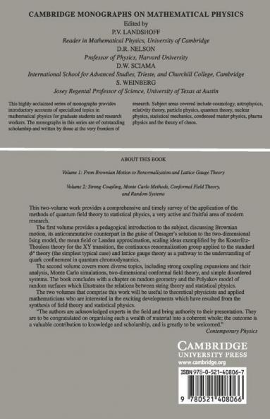 Statistical Field Theory