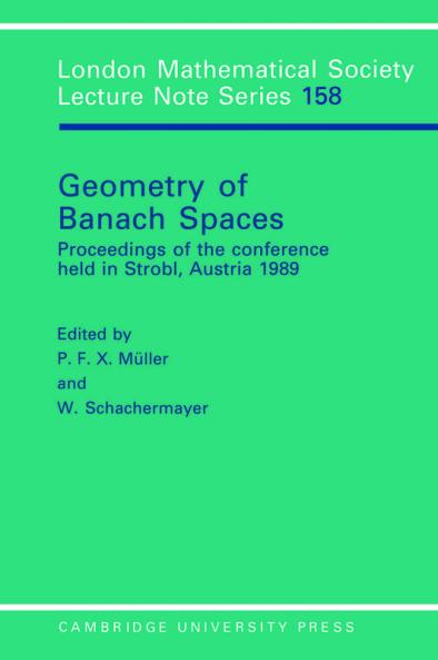 Geometry of Banach Spaces
