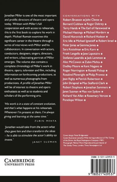 A Profile of Jonathan Miller