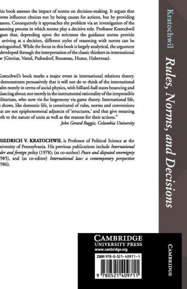 Rules Norms and Decisions