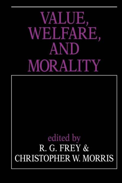 Value Welfare and Morality