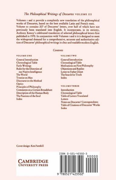 The Philosophical Writings of Descartes