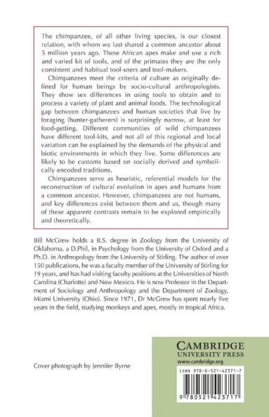 Chimpanzee Material Culture