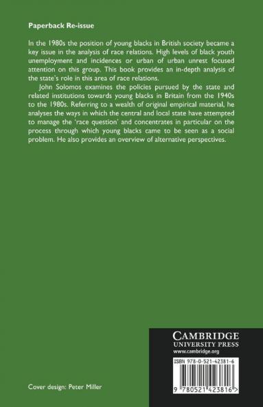 Black Youth Racism and the State