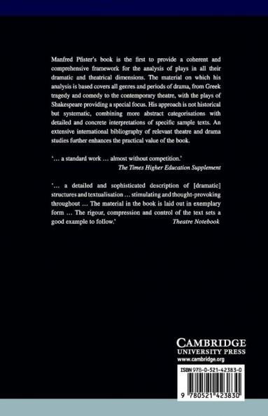 The Theory and Analysis of Drama