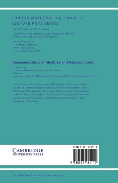 Representations of Algebras and Related Topics