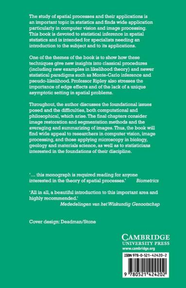 Statistical Inference for Spatial Processes