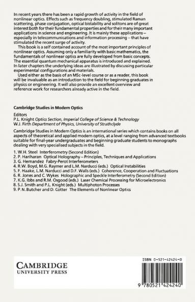 The Elements of Nonlinear Optics