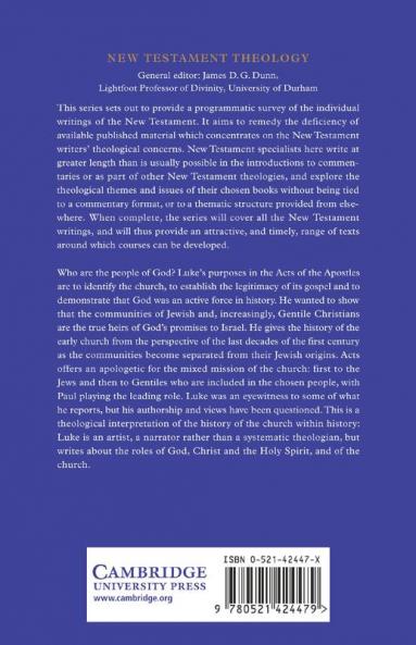 The Theology of the Acts of the Apostles