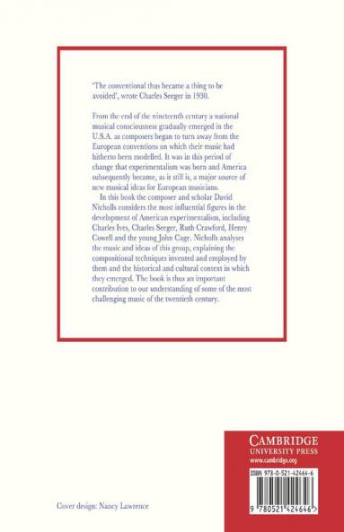 American Experimental Music 1890-1940