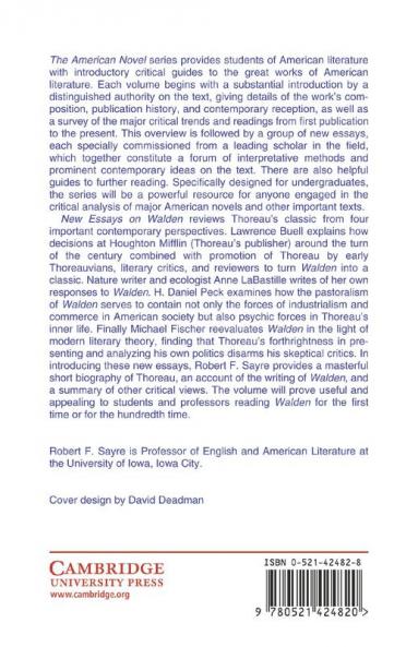 New Essays on Walden