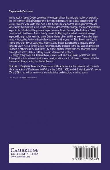 Foreign Policy and East Asia