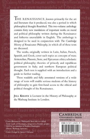Cambridge Translations of Renaissance Philosophical Texts
