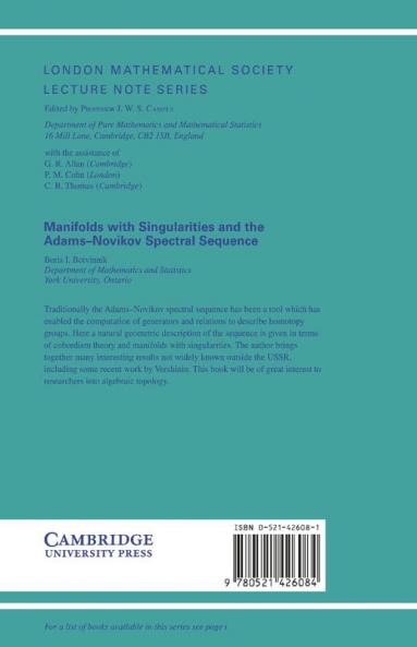 Manifolds with Singularities and the Adams-Novikov Spectral Sequence