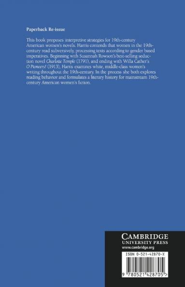 Nineteenth-Century American Women's Novels