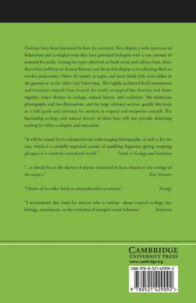 Ecology and Natural History of Tropical Bees